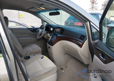 2012 Nissan Quest Sv z USA, uszkodzony, nr VIN JN8AE2KP0C9039090